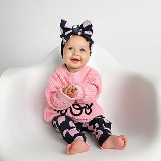 Gigi and Max - Boo Pink SWEATER Halloween Kids Top