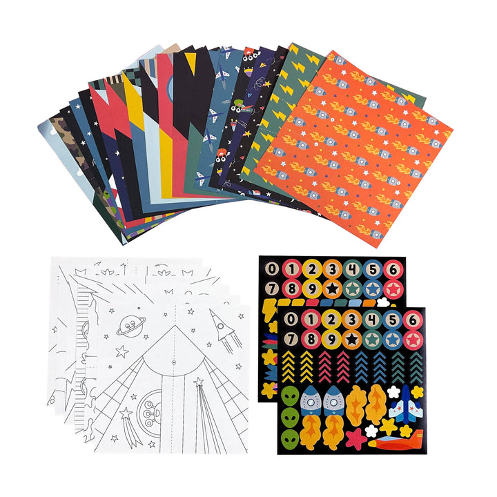 OOLY - D.I.Y. Paper Air Planes Activity Kit - Set of 24 Designs