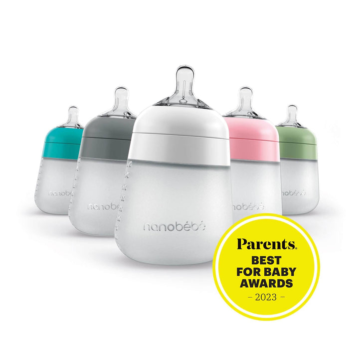 Nanobebe US - 9oz Flexy Silicone Baby Bottle