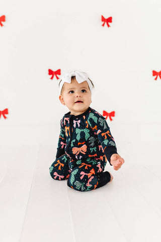 Kiki + Lulu - Merry Little Bows Convertible Footies