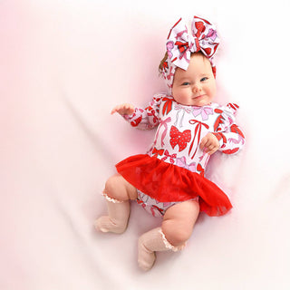 Gigi and Max - Rosalie TUTU Valentines Day Bamboo Baby Clothing Dress
