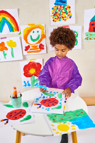OOLY - Easy Squeezy Squeezable Poster Paint Brushes - Set of 6