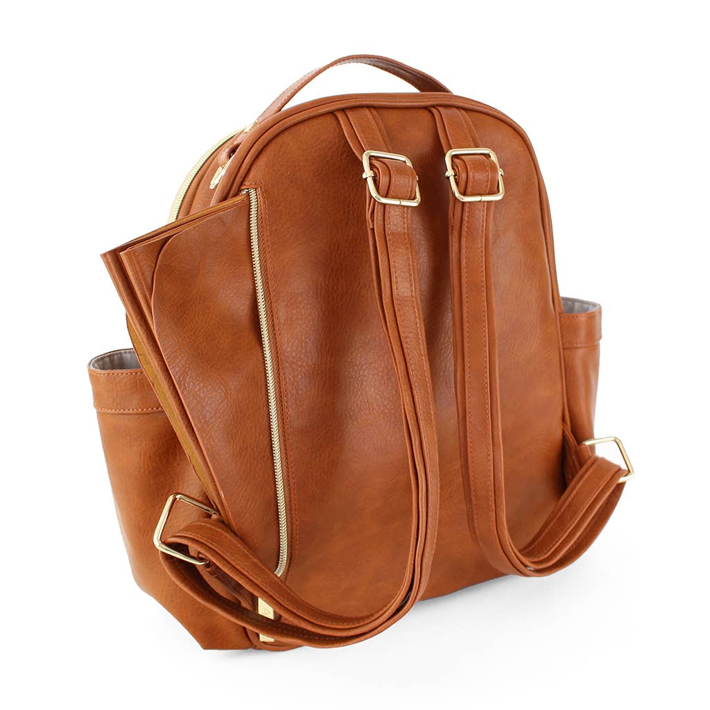 Itzy Ritzy - Cognac Itzy Mini™ Diaper Bag Backpack