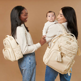 Itzy Ritzy -  Itzy Mini Plus™ Diaper Bag Backpack Milk & Honey