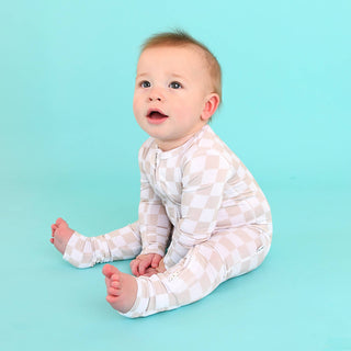Gigi and Max - Oakley Zip Bamboo Baby Pajama Sleepies Little Baby