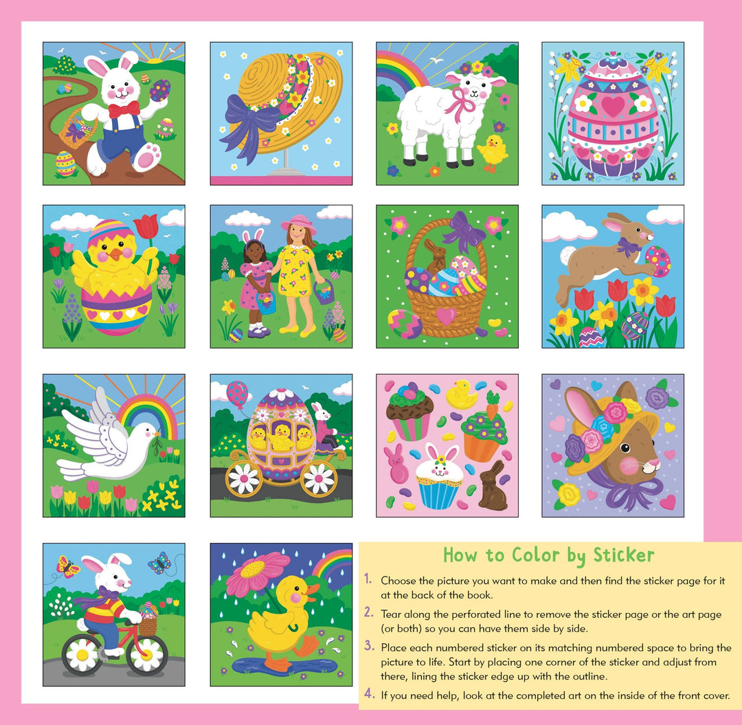 Peter Pauper Press - My First Color-by-Sticker Book - Easter