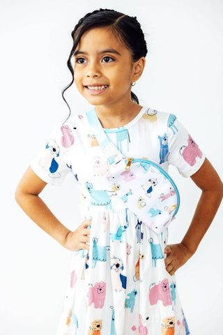 Mila & Rose - Puppy Pals S/S Pocket Twirl Dress