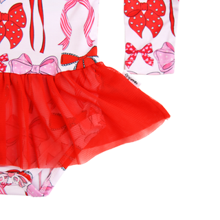 Gigi and Max - Rosalie TUTU Valentines Day Bamboo Baby Clothing Dress