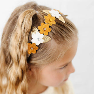 Sweet Wink - Boho Floral Glitter Headband