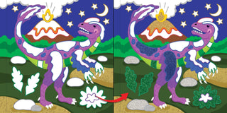 Peter Pauper Press - Color-By-Foil Sticker Book - Dinosaurs