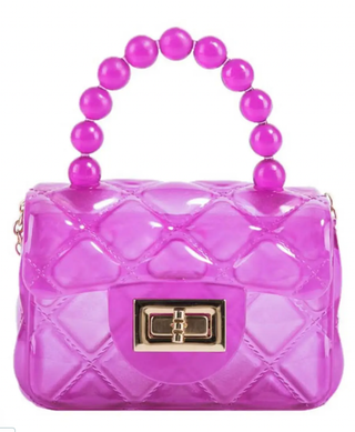 Mavi Bandz - Mini Jelly Purse with Crossbody Gold Chain