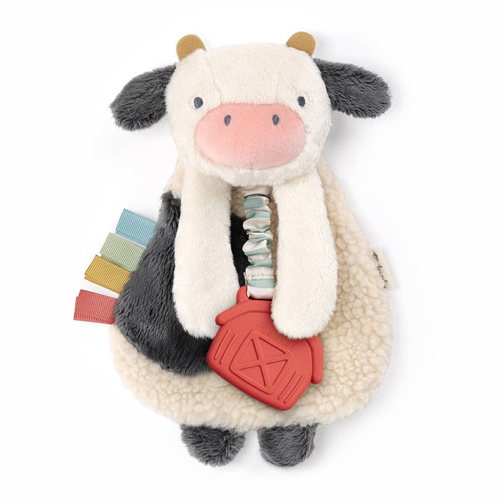 Itzy Ritzy - Itzy Lovey™ Plush with Silicone Teether Toy Cow