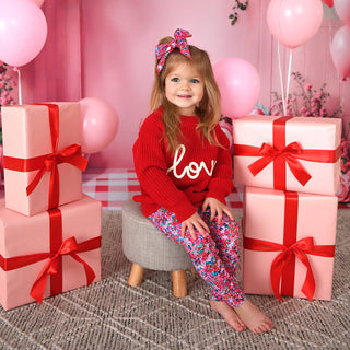 Gigi and Max - Love Red SWEATER Valentines Baby Toddler Kids Clothing Top