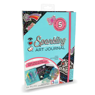 Bright Stripes Art Journal - Sparkling Aspirations
