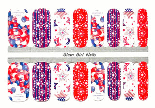 Glam Girl Nails - 4th of July Parade Nail Polish Strips