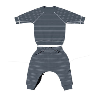 gunamuna - Fleece Sweatsuit Stripe