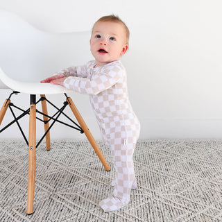Gigi and Max - Oakley Zip Bamboo Baby Pajama Sleepies Little Baby