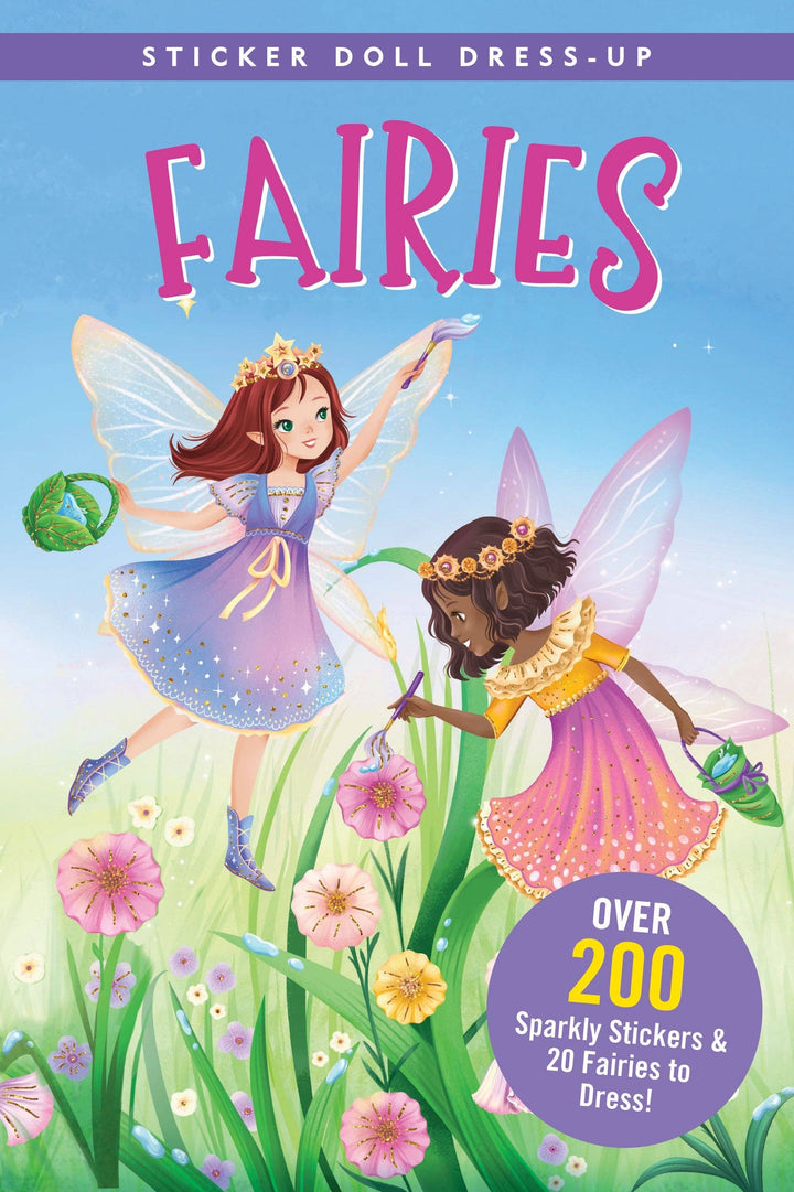 Peter Pauper Press - Fairies Sticker Doll Dress-Up Book