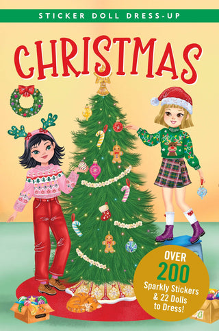Peter Pauper Press - Christmas Sticker Doll Dress-Up Book