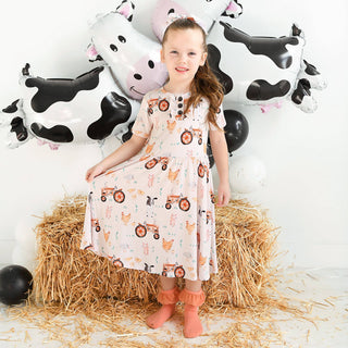 Gigi and Max - Millie Moo TUTU DRESS Bamboo Farm Kids Clothing