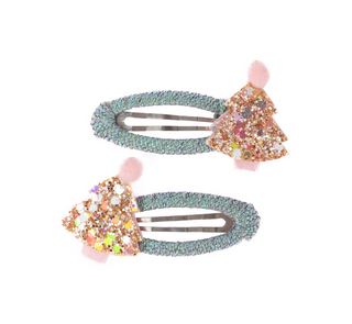 Great Pretenders Minty Christmas Holiday Hair Clips