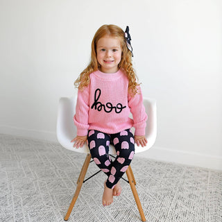 Gigi and Max - Shade Black Ghost LEGGINGS Halloween Bamboo Kids Loung