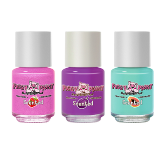 Piggy Paint Scented Sweetie Pie Gift Set | Non-Toxic Kids Nail Polish