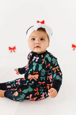 Kiki + Lulu - Merry Little Bows Convertible Footies
