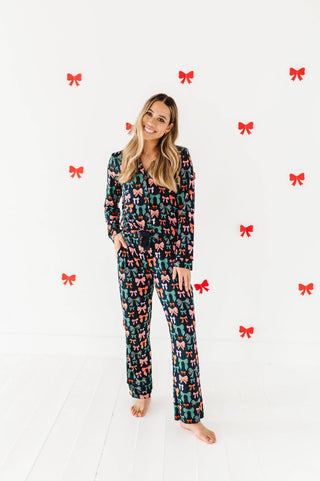 Kiki + Lulu - Merry Little Bows Mama Lounge Set