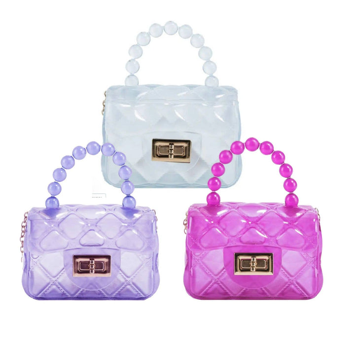 Mavi Bandz - Mini Jelly Purse with Crossbody Gold Chain