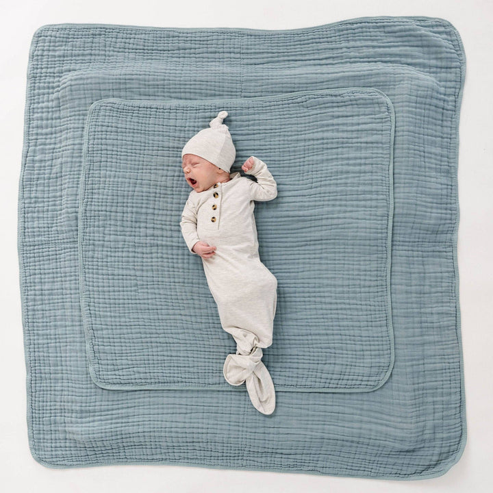 Lou Lou & Company - Cloud Muslin™ Quilt - Steel