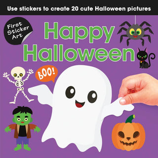 Sourcebooks - First Sticker Art: Happy Halloween
