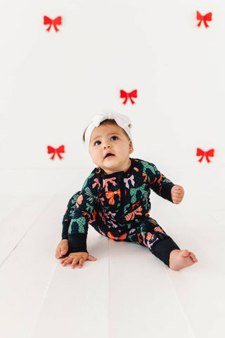 Kiki + Lulu - Merry Little Bows Convertible Footies