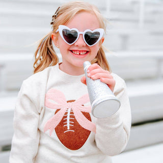 Sweet Wink - Coquette Football Patch Sweatshirt