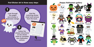 Sourcebooks - First Sticker Art: Happy Halloween