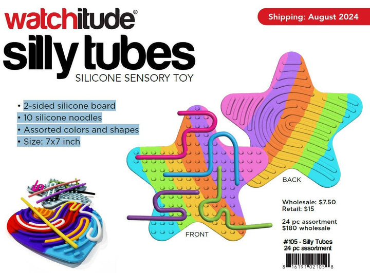 Watchitude - Silly Tubes -Silicone Sensory Toy