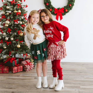 Sweet Wink - Christmas Plaid Bow Tiered Tutu - Kids Boutique Clothing