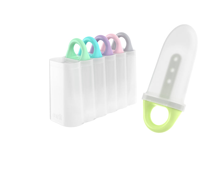 melii - Ice Pop Molds with Tray – 6 pops