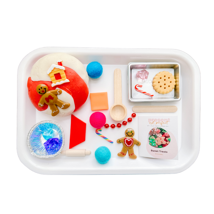 Present Not Perfect Play Co - Sweet Treats Gingerbread Sensory Kit