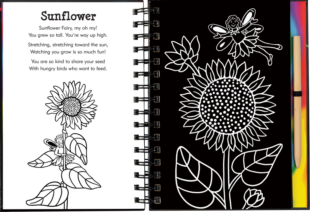 Peter Pauper Press - Scratch & Sketch™ Garden Fairies