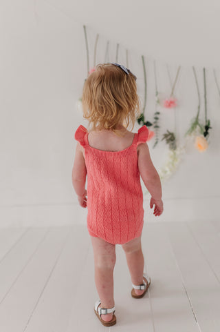 Baby Sprouts Knit Sweater Bodysuit Strawberry Ice