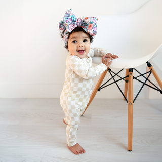 Gigi and Max - Oakley Zip Bamboo Baby Pajama Sleepies Little Baby