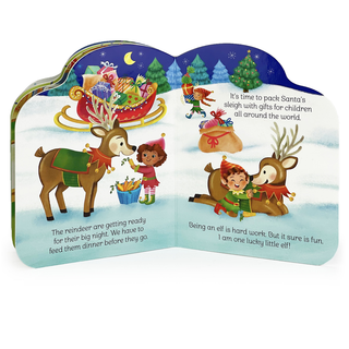 Cottage Door Press - A Little Elf Shaped Christmas Board Book