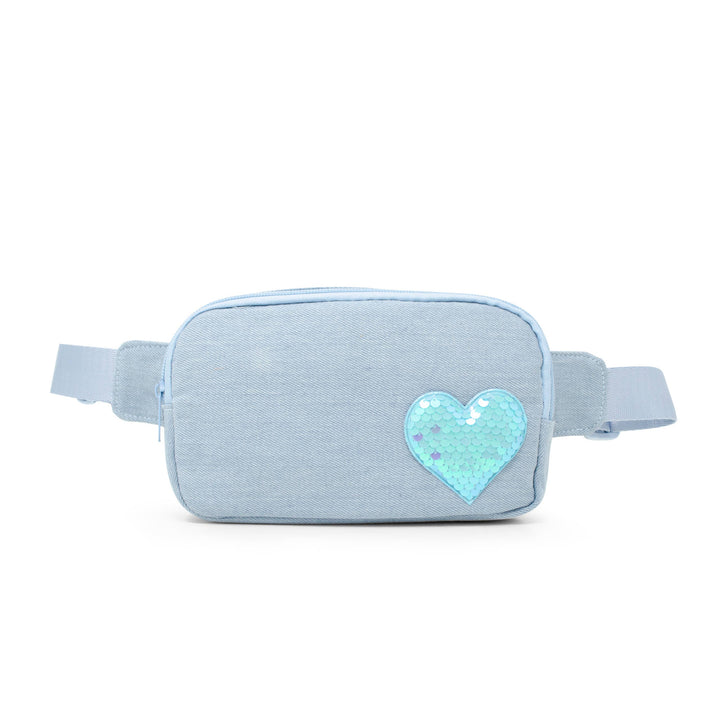 Tiny Treats and ZOMI GEMS - Sequin Heart Belt Bag for Kids