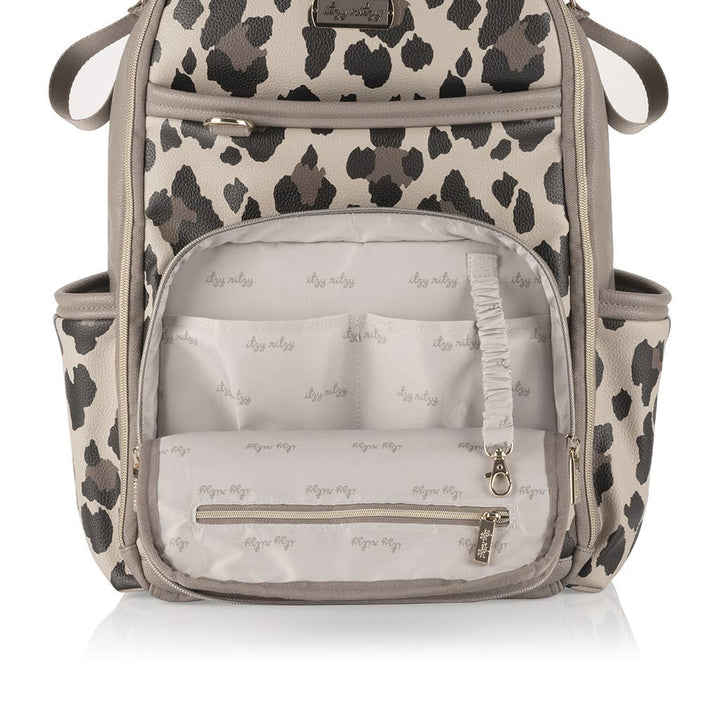 Itzy Ritzy - Leopard Boss Plus™ Backpack Diaper Bag