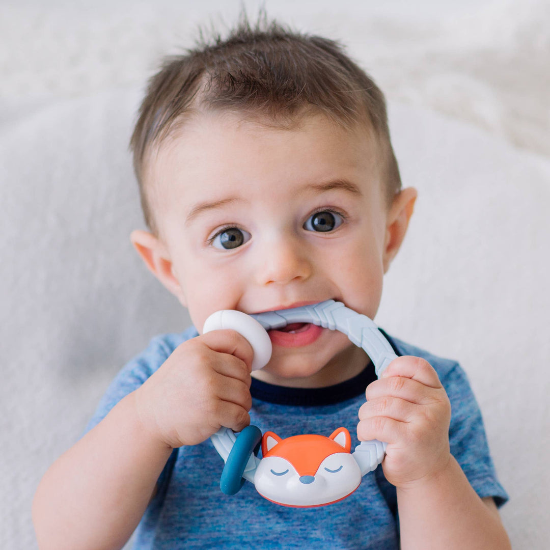 Itzy Ritzy - Ritzy Rattle™ Silicone Teether Rattles Fox