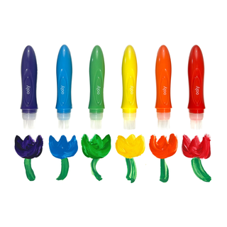 OOLY - Easy Squeezy Squeezable Poster Paint Brushes - Set of 6