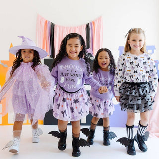 Sweet Wink - Glitter Bat Halloween Coquette Bow Clip - Hair Bows