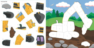 Peter Pauper Press - My First Color-By-Sticker Book -- Cars, Trucks, & Trains