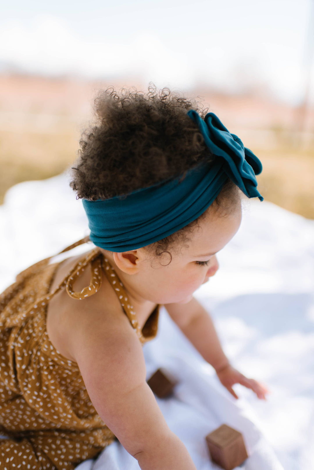 Baby Bling Bows - Fab-Bow-Lous Peacock Fashion Headband for Kids